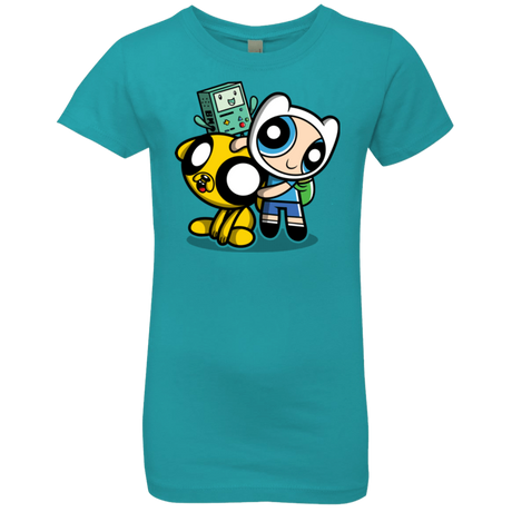 T-Shirts Tahiti Blue / YXS Adventure Puff Buds Girls Premium T-Shirt