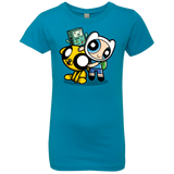 T-Shirts Turquoise / YXS Adventure Puff Buds Girls Premium T-Shirt