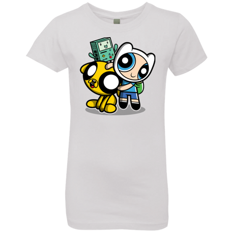 T-Shirts White / YXS Adventure Puff Buds Girls Premium T-Shirt