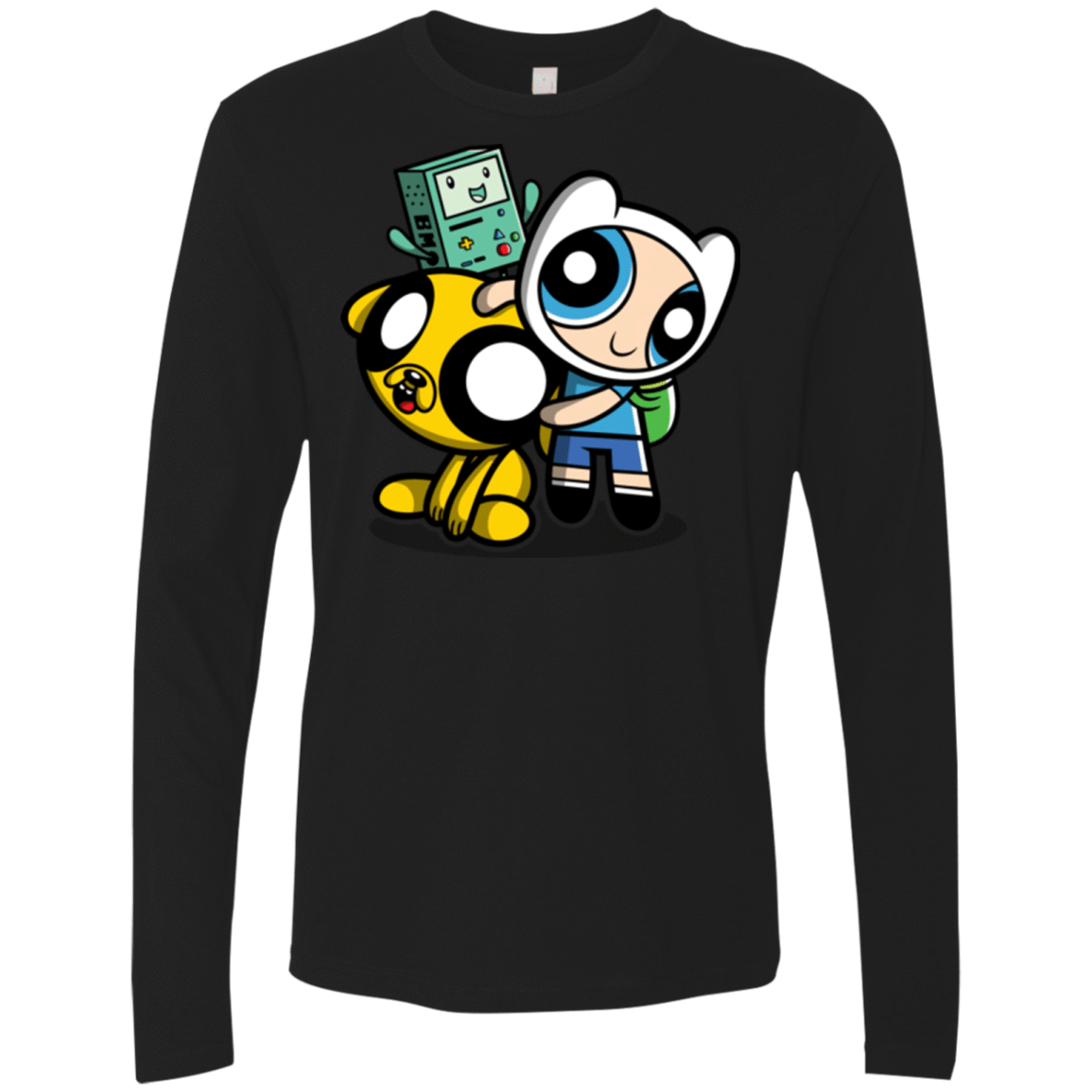 T-Shirts Black / Small Adventure Puff Buds Men's Premium Long Sleeve