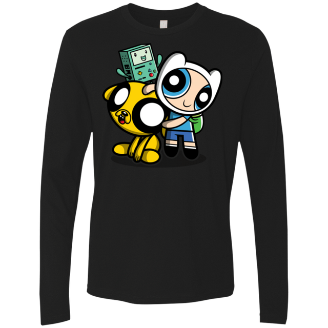 T-Shirts Black / Small Adventure Puff Buds Men's Premium Long Sleeve