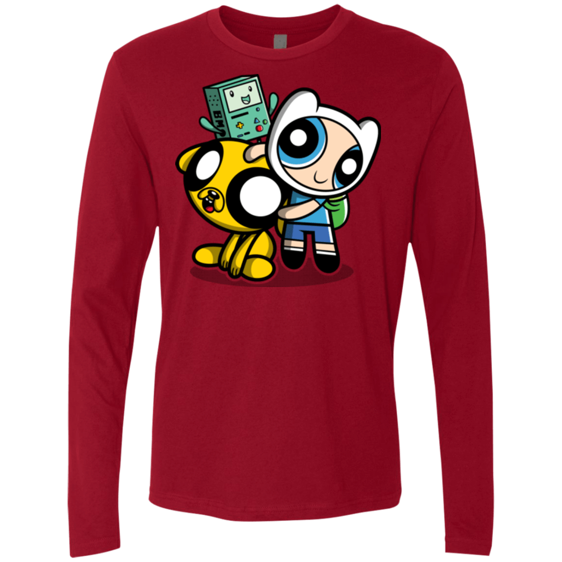 T-Shirts Cardinal / Small Adventure Puff Buds Men's Premium Long Sleeve