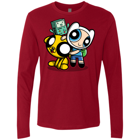 T-Shirts Cardinal / Small Adventure Puff Buds Men's Premium Long Sleeve