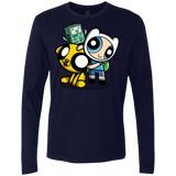 T-Shirts Midnight Navy / Small Adventure Puff Buds Men's Premium Long Sleeve