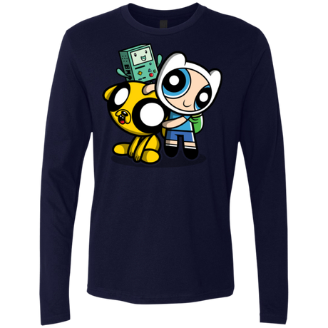 T-Shirts Midnight Navy / Small Adventure Puff Buds Men's Premium Long Sleeve