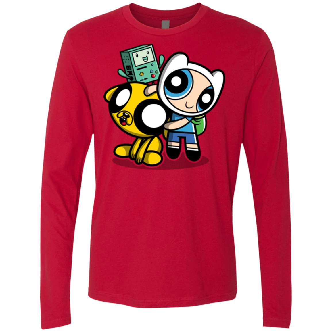 T-Shirts Red / Small Adventure Puff Buds Men's Premium Long Sleeve