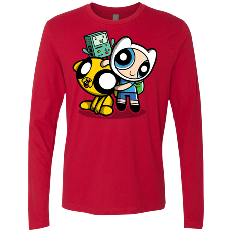 T-Shirts Red / Small Adventure Puff Buds Men's Premium Long Sleeve