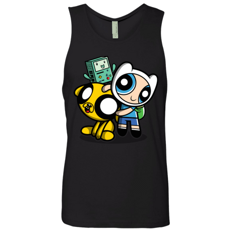 T-Shirts Black / Small Adventure Puff Buds Men's Premium Tank Top