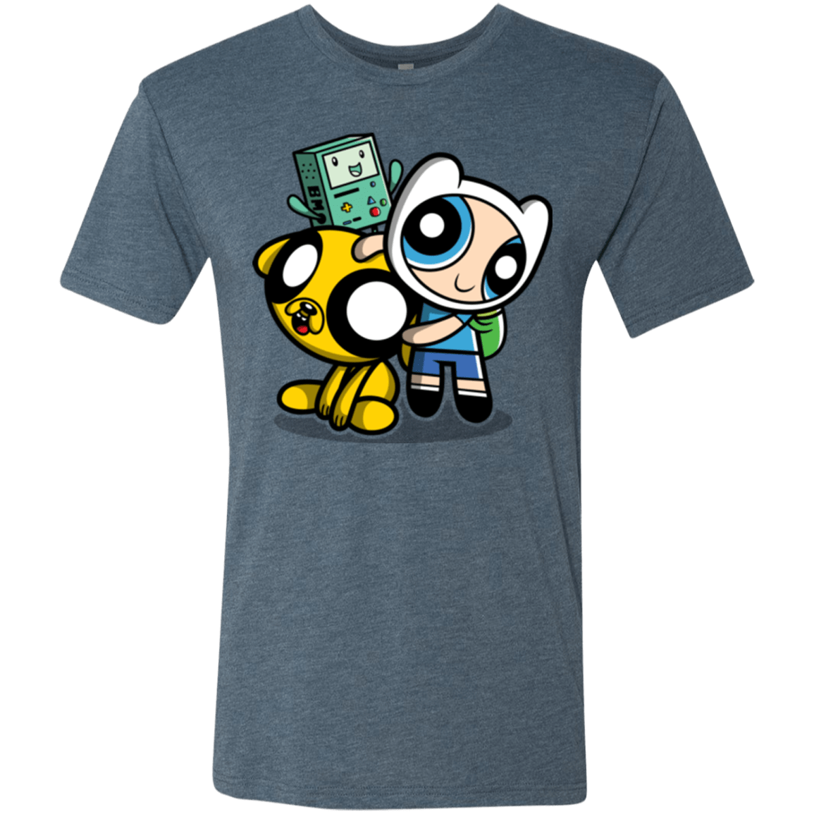 T-Shirts Indigo / Small Adventure Puff Buds Men's Triblend T-Shirt