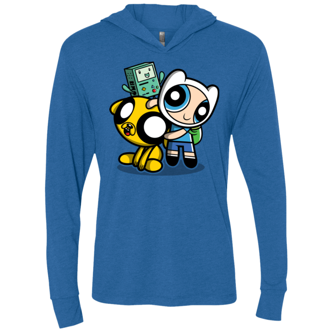 T-Shirts Vintage Royal / X-Small Adventure Puff Buds Triblend Long Sleeve Hoodie Tee