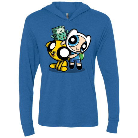 T-Shirts Vintage Royal / X-Small Adventure Puff Buds Triblend Long Sleeve Hoodie Tee