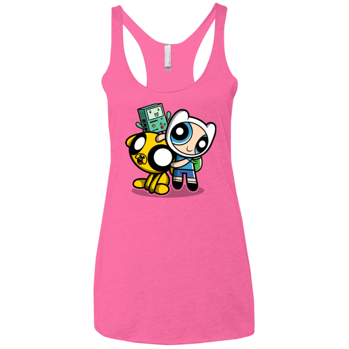 T-Shirts Vintage Pink / X-Small Adventure Puff Buds Women's Triblend Racerback Tank
