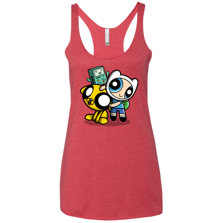 T-Shirts Vintage Red / X-Small Adventure Puff Buds Women's Triblend Racerback Tank