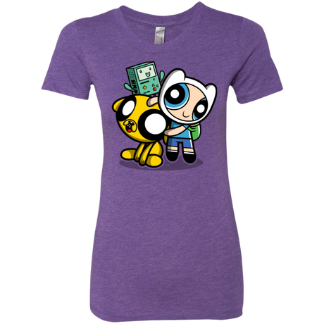 T-Shirts Purple Rush / Small Adventure Puff Buds Women's Triblend T-Shirt