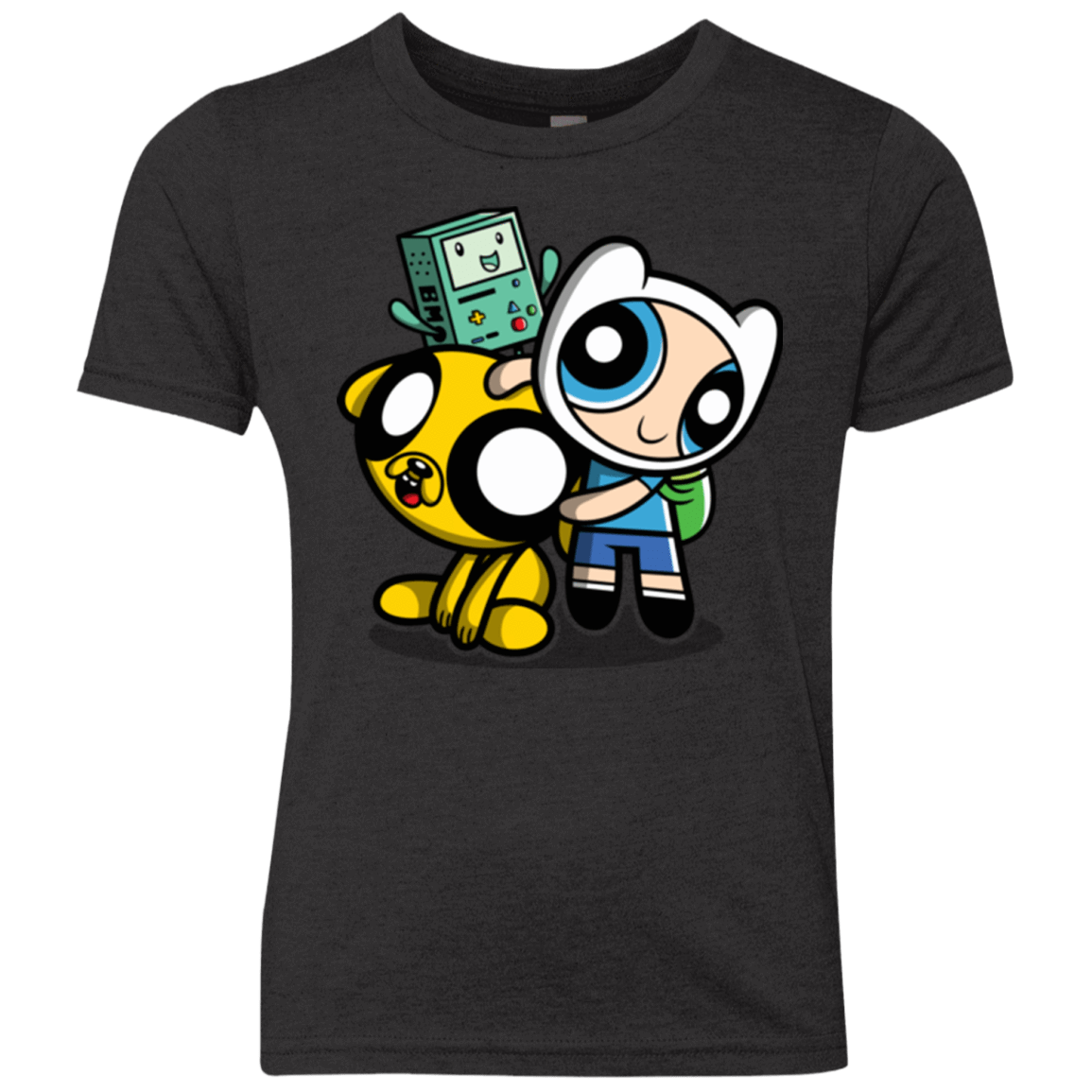 T-Shirts Vintage Black / YXS Adventure Puff Buds Youth Triblend T-Shirt