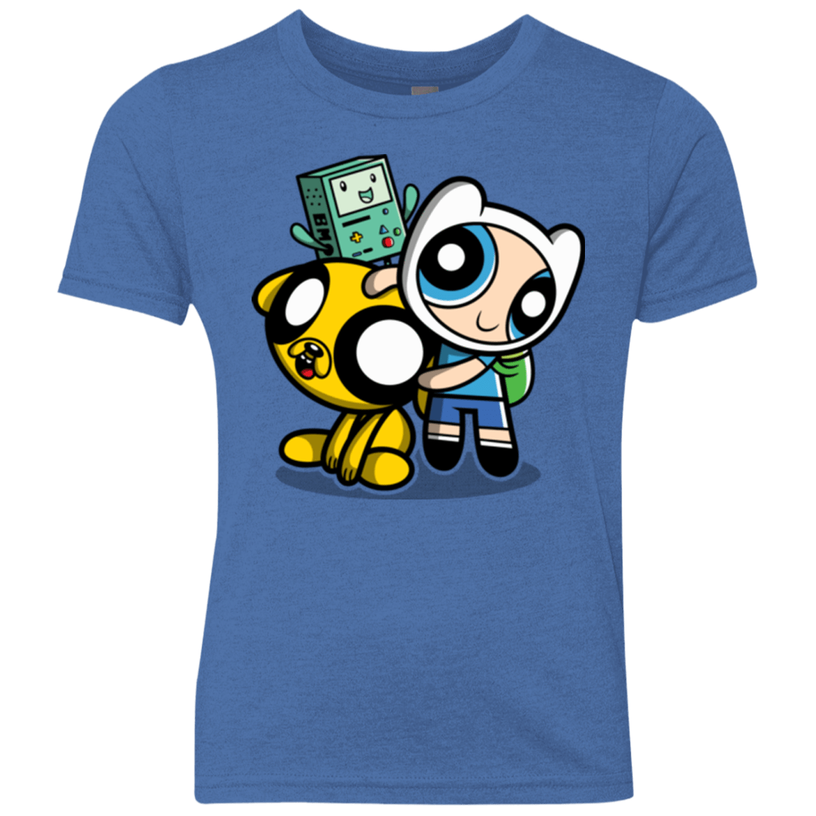 T-Shirts Vintage Royal / YXS Adventure Puff Buds Youth Triblend T-Shirt