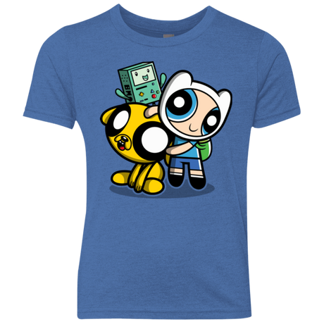 T-Shirts Vintage Royal / YXS Adventure Puff Buds Youth Triblend T-Shirt