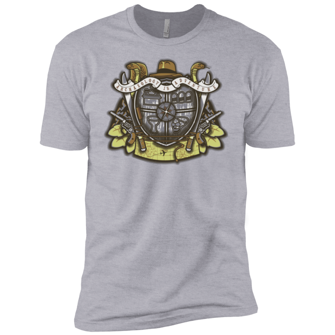 T-Shirts Heather Grey / YXS Adventurer's Crest Boys Premium T-Shirt