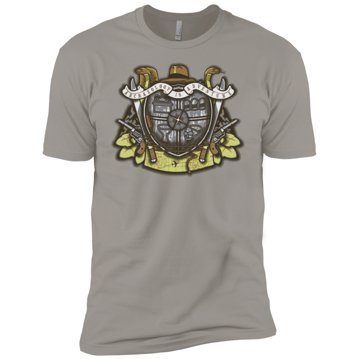 T-Shirts Light Grey / YXS Adventurer's Crest Boys Premium T-Shirt