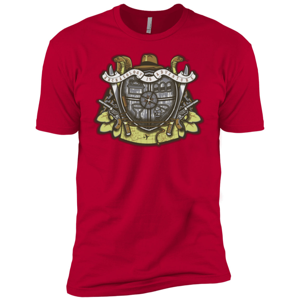 T-Shirts Red / YXS Adventurer's Crest Boys Premium T-Shirt