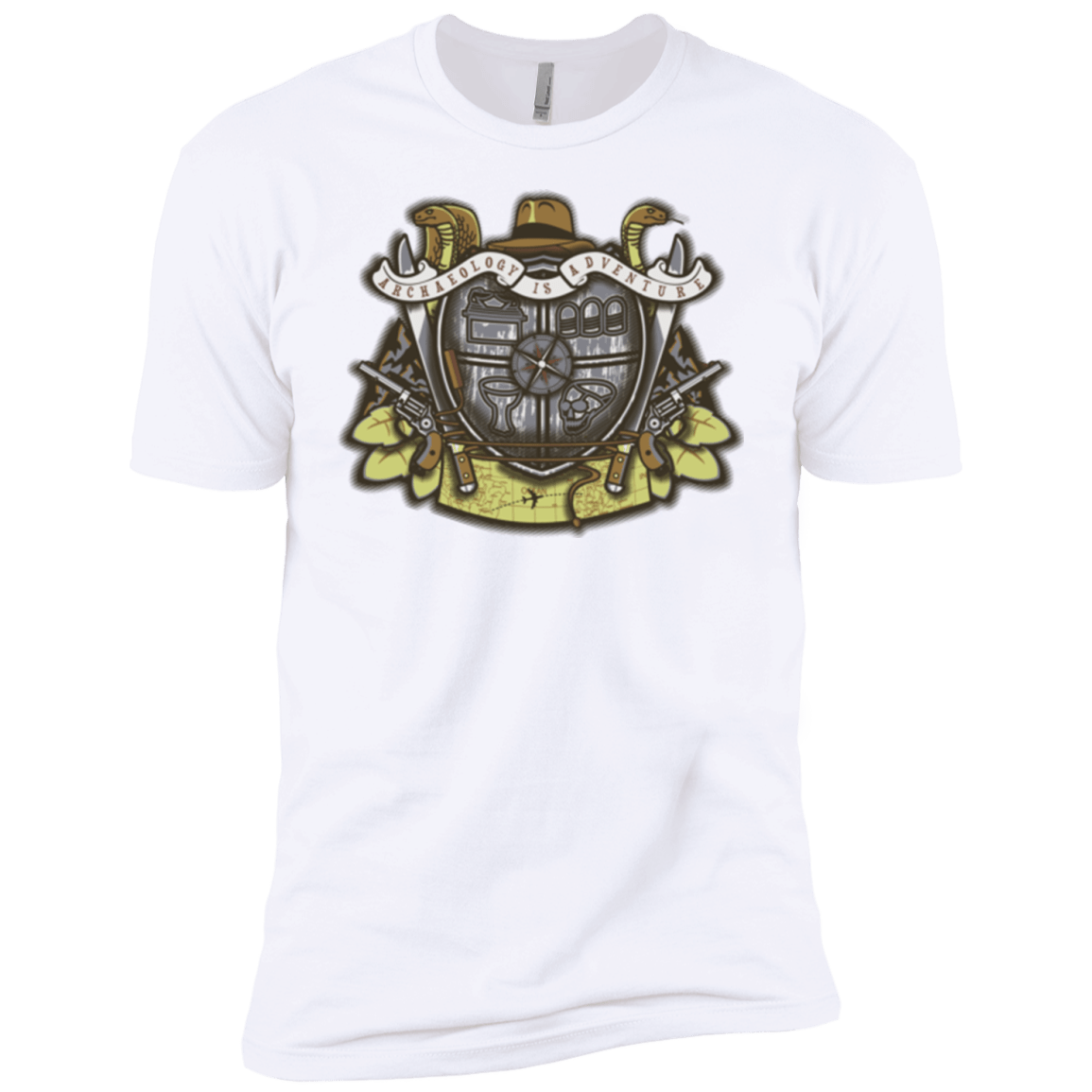 T-Shirts White / YXS Adventurer's Crest Boys Premium T-Shirt