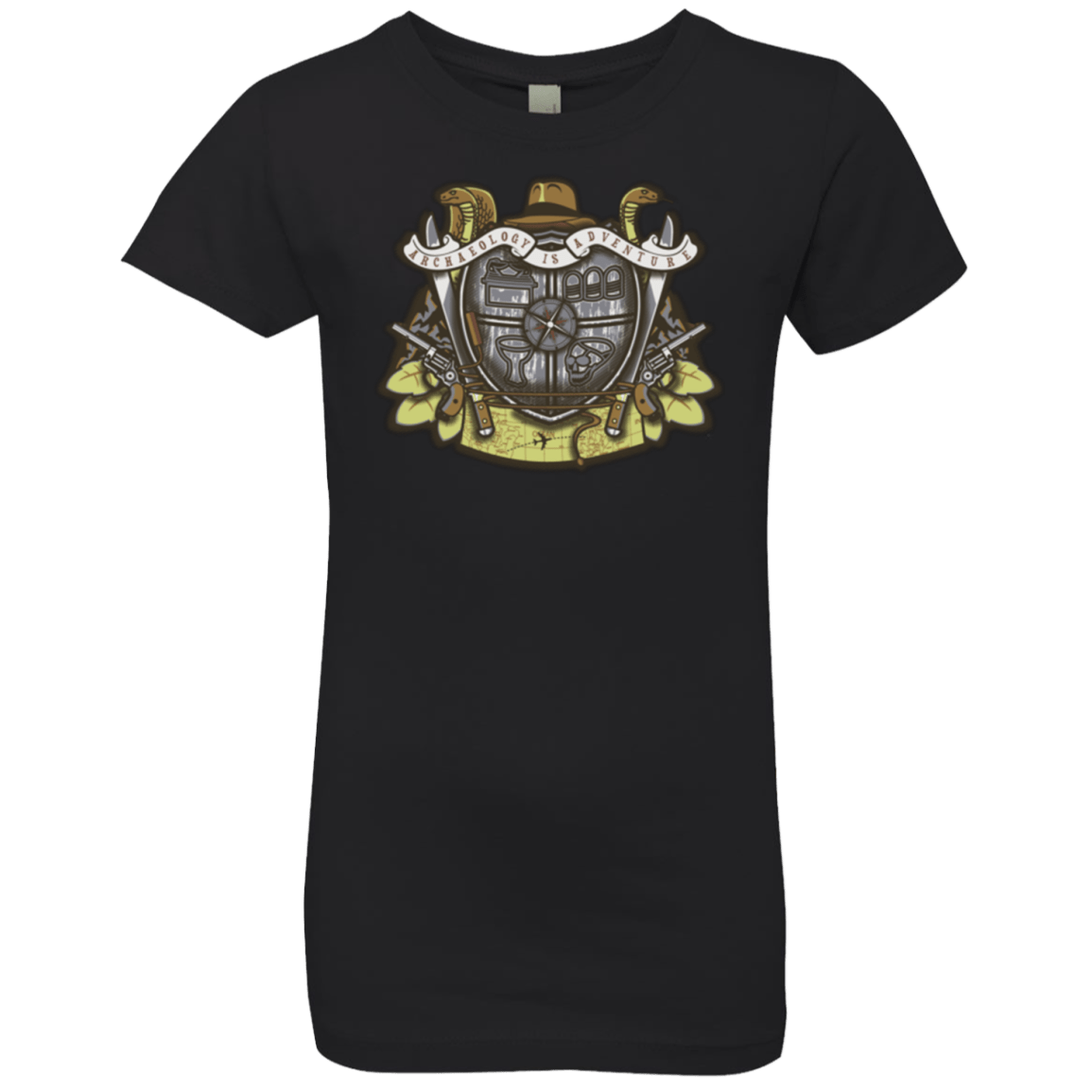 T-Shirts Black / YXS Adventurer's Crest Girls Premium T-Shirt