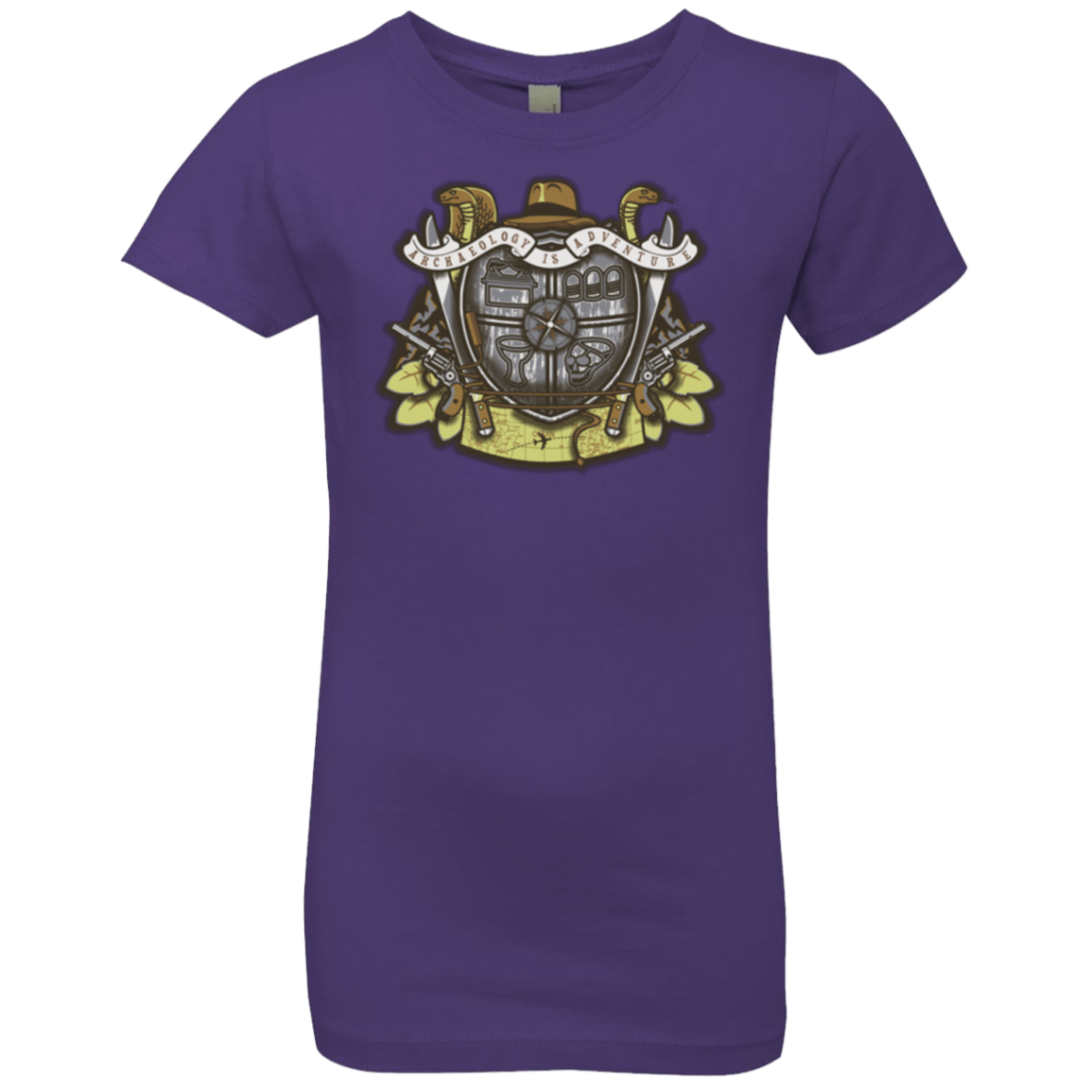 T-Shirts Purple Rush / YXS Adventurer's Crest Girls Premium T-Shirt