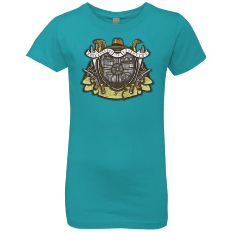 T-Shirts Tahiti Blue / YXS Adventurer's Crest Girls Premium T-Shirt