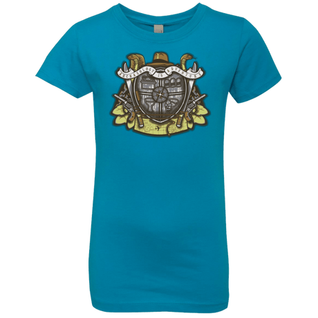 T-Shirts Turquoise / YXS Adventurer's Crest Girls Premium T-Shirt