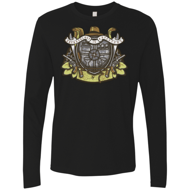 T-Shirts Black / Small Adventurer's Crest Men's Premium Long Sleeve