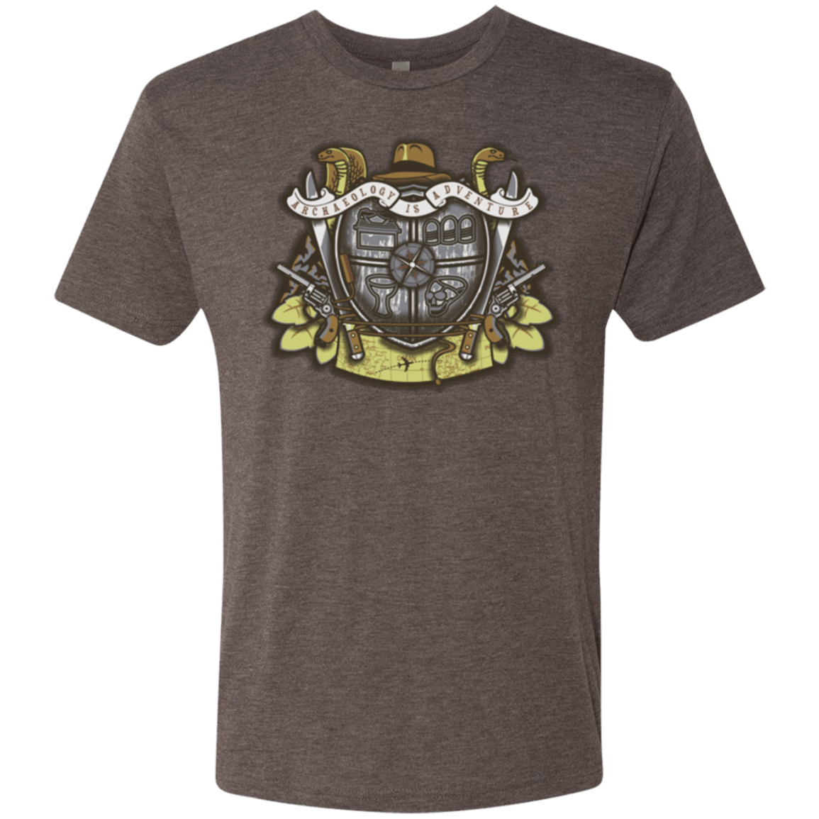 T-Shirts Macchiato / Small Adventurer's Crest Men's Triblend T-Shirt