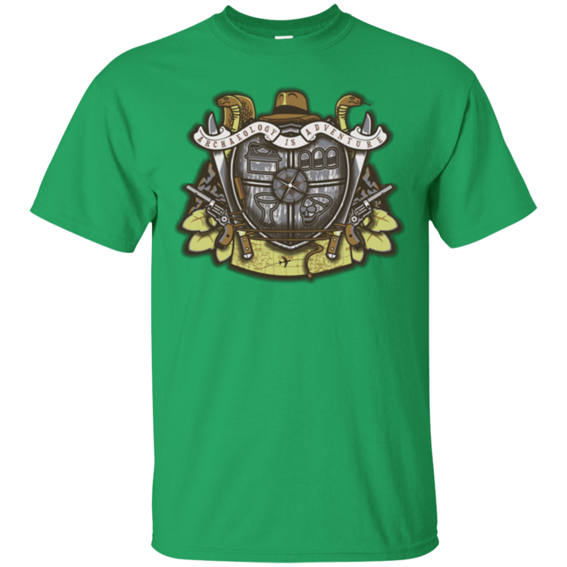 T-Shirts Irish Green / Small Adventurer's Crest T-Shirt