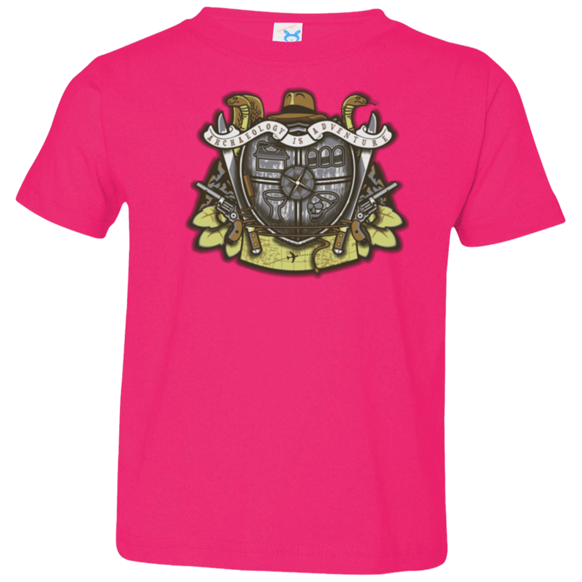 T-Shirts Hot Pink / 2T Adventurer's Crest Toddler Premium T-Shirt