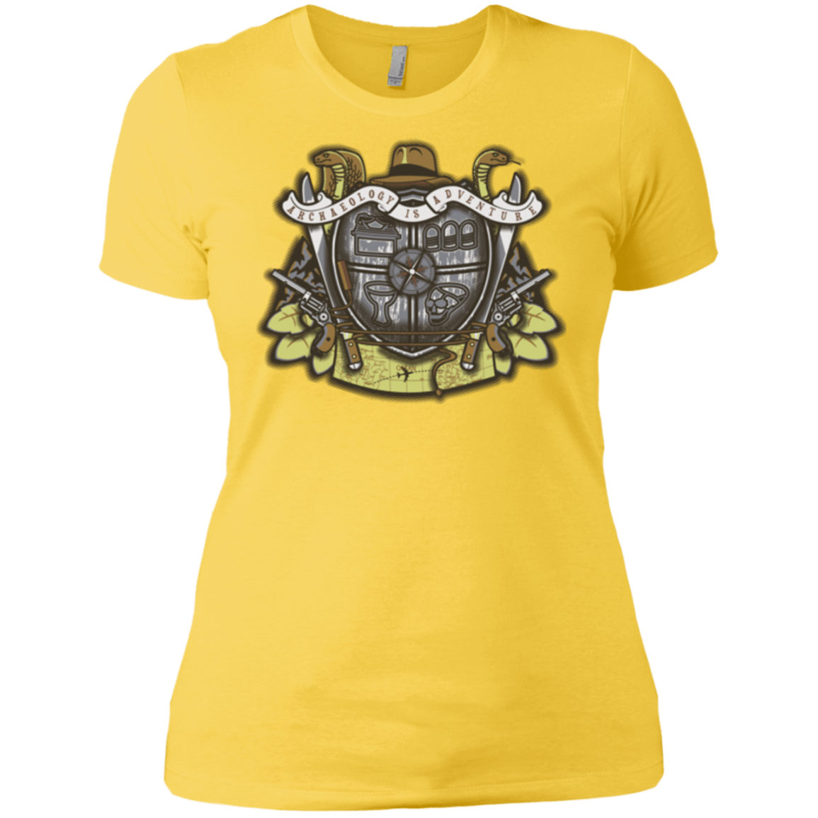 T-Shirts Vibrant Yellow / X-Small Adventurer's Crest Women's Premium T-Shirt