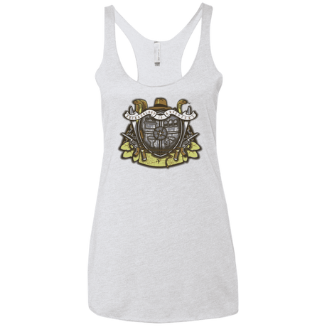 T-Shirts Heather White / X-Small Adventurer's Crest Women's Triblend Racerback Tank