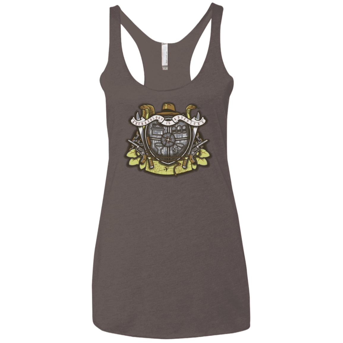 T-Shirts Macchiato / X-Small Adventurer's Crest Women's Triblend Racerback Tank