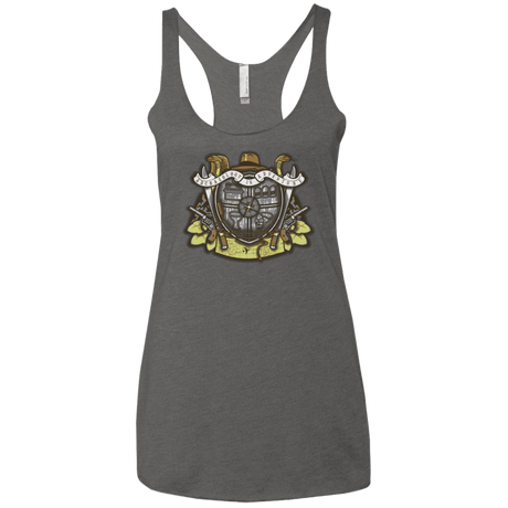 T-Shirts Premium Heather / X-Small Adventurer's Crest Women's Triblend Racerback Tank