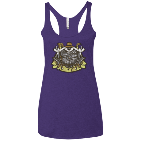 T-Shirts Purple / X-Small Adventurer's Crest Women's Triblend Racerback Tank