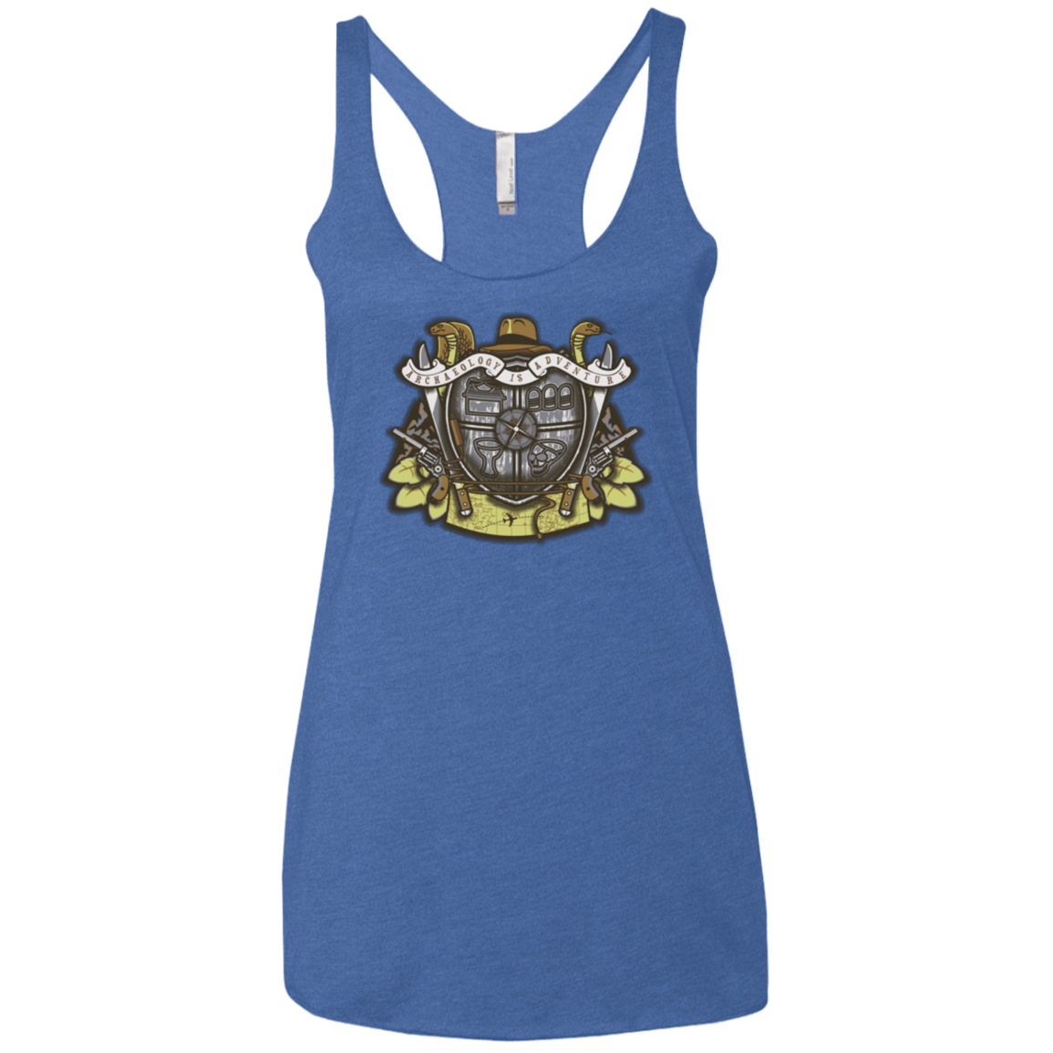 T-Shirts Vintage Royal / X-Small Adventurer's Crest Women's Triblend Racerback Tank