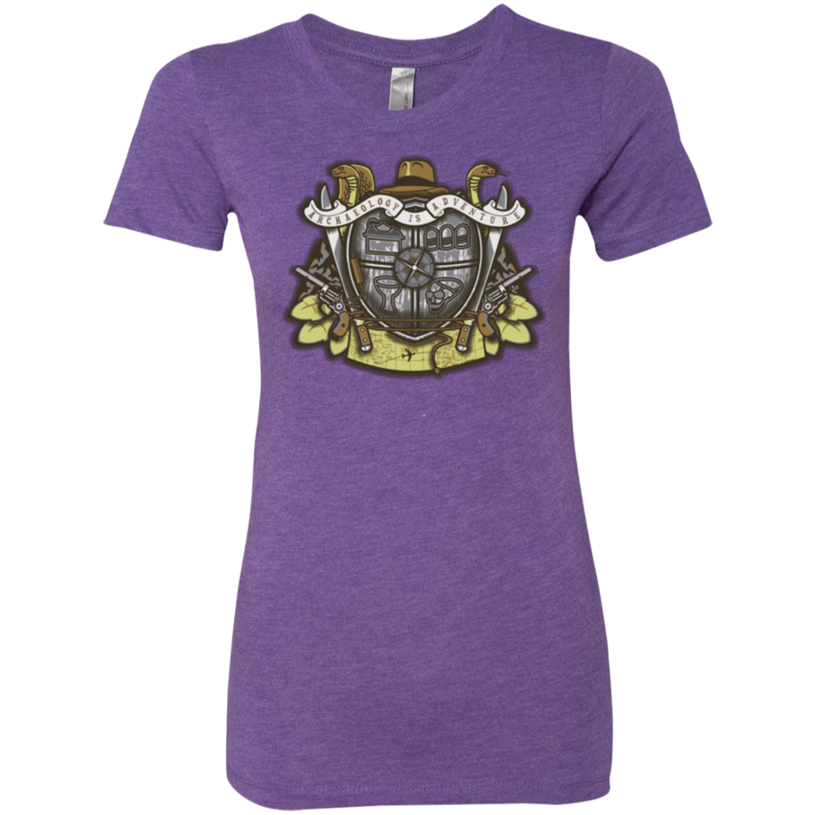 T-Shirts Purple Rush / Small Adventurer's Crest Women's Triblend T-Shirt