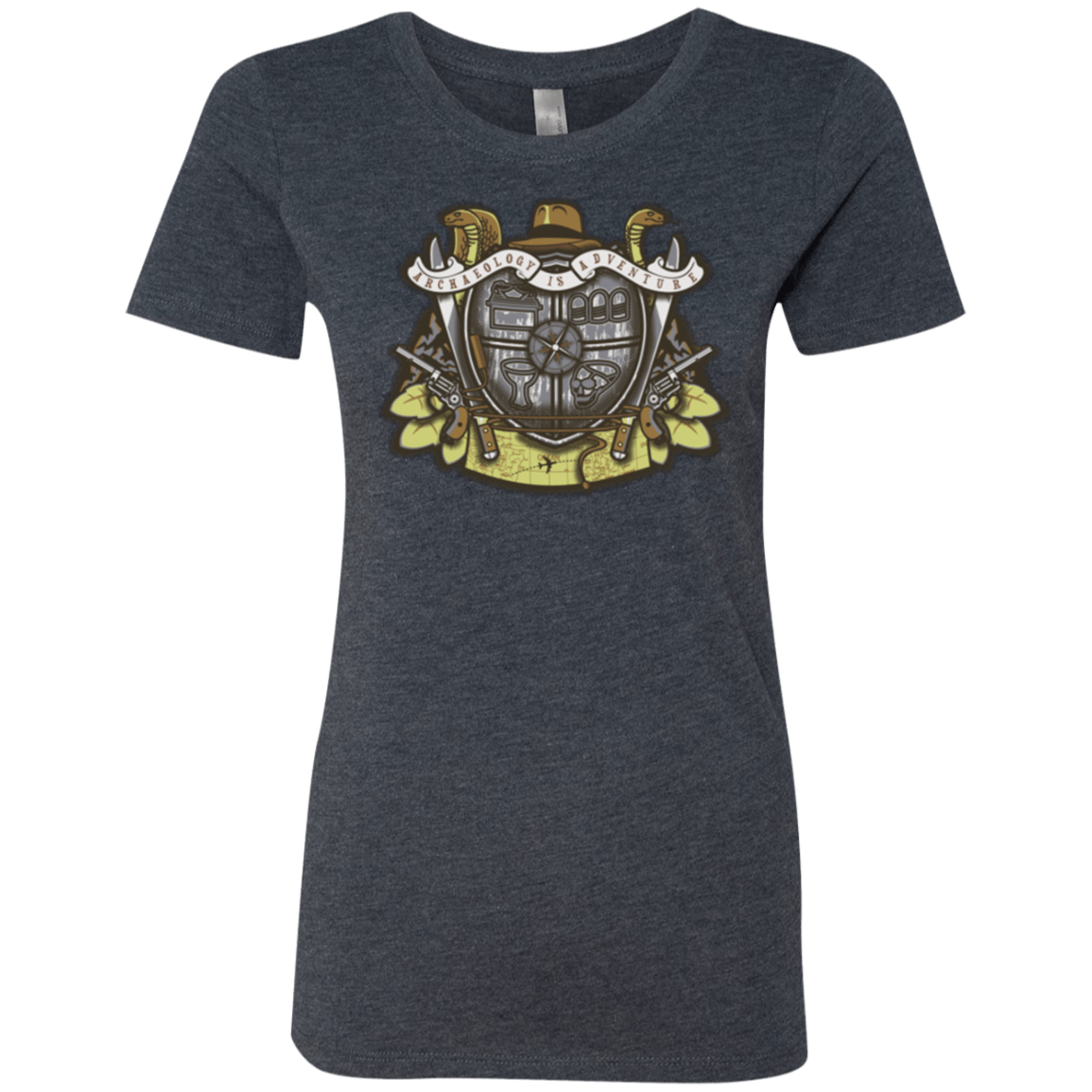 T-Shirts Vintage Navy / Small Adventurer's Crest Women's Triblend T-Shirt