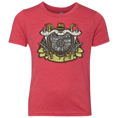 T-Shirts Vintage Red / YXS Adventurer's Crest Youth Triblend T-Shirt