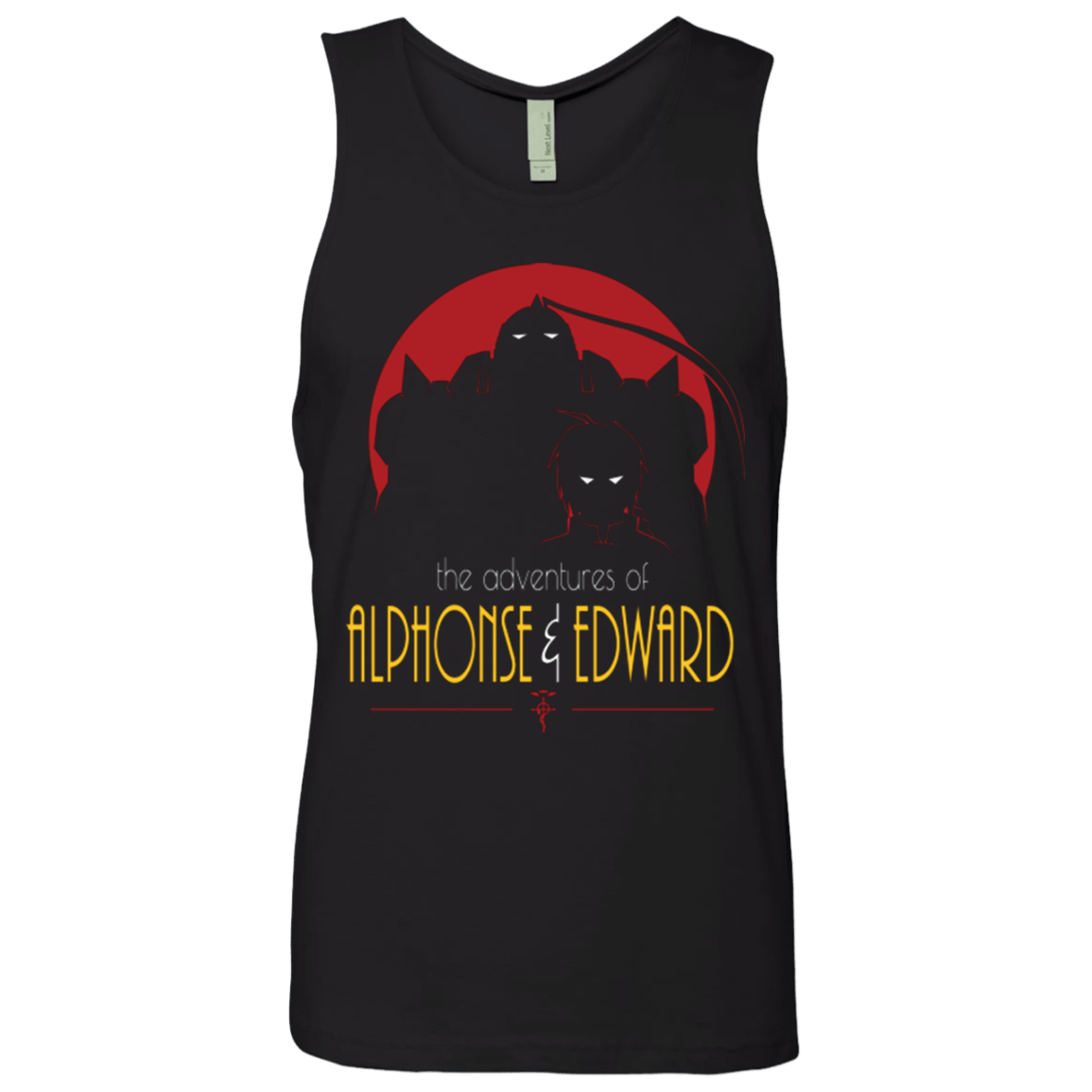 T-Shirts Black / Small Adventures of Alphonse & Edward Men's Premium Tank Top