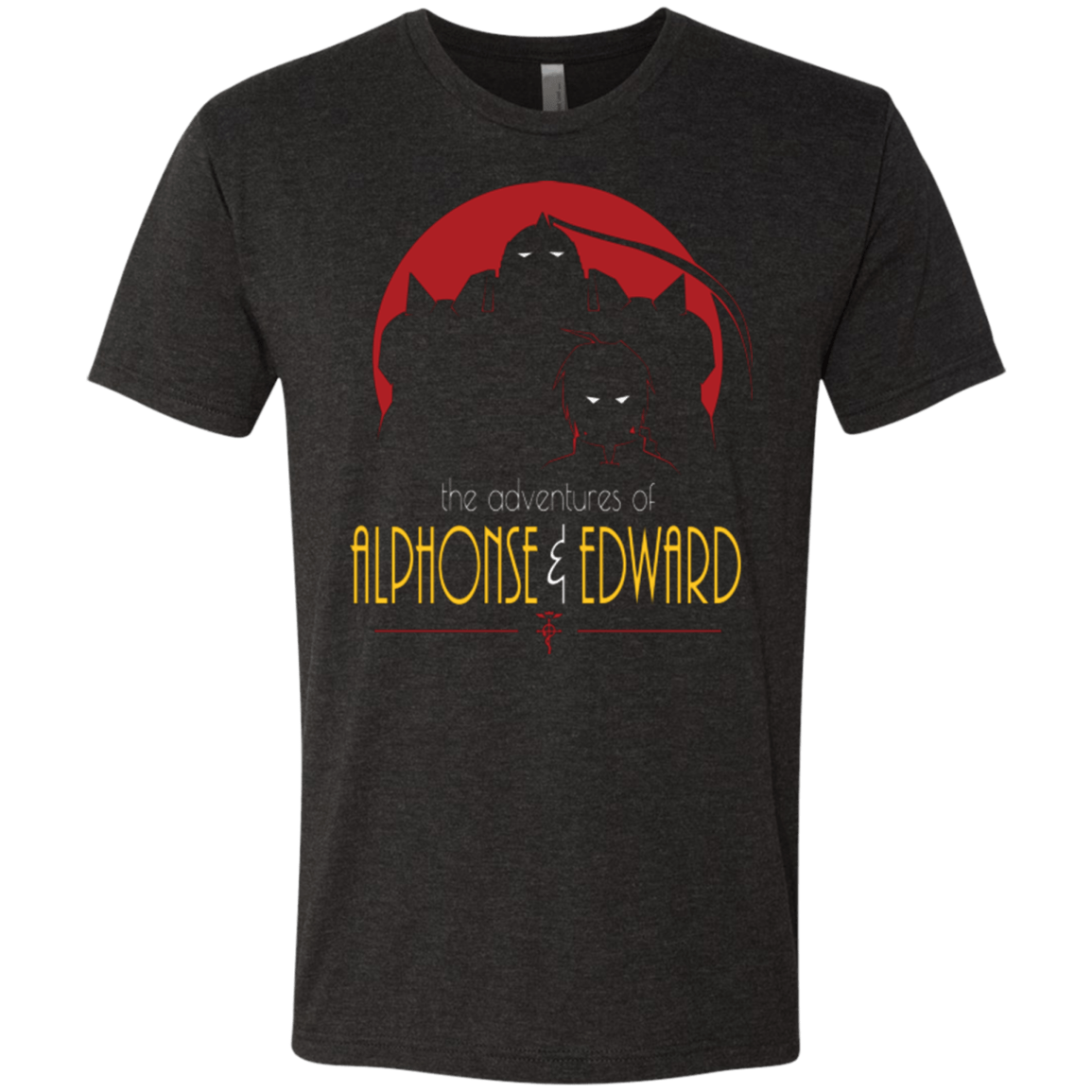 T-Shirts Vintage Black / Small Adventures of Alphonse & Edward Men's Triblend T-Shirt