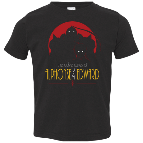 T-Shirts Black / 2T Adventures of Alphonse & Edward Toddler Premium T-Shirt