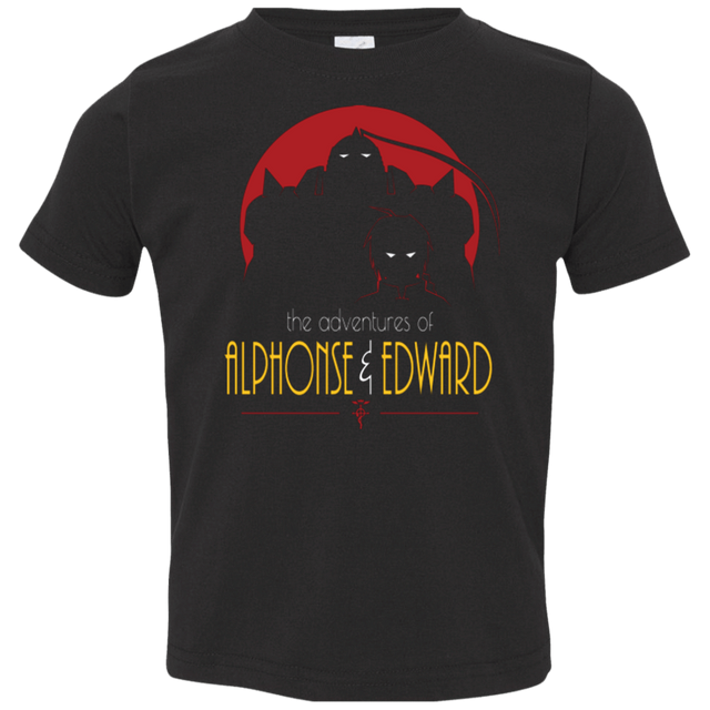 T-Shirts Black / 2T Adventures of Alphonse & Edward Toddler Premium T-Shirt