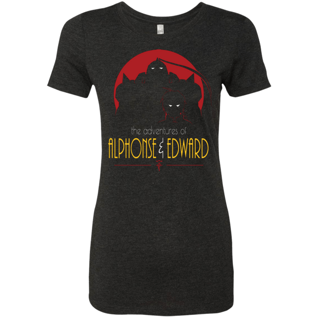 T-Shirts Vintage Black / Small Adventures of Alphonse & Edward Women's Triblend T-Shirt