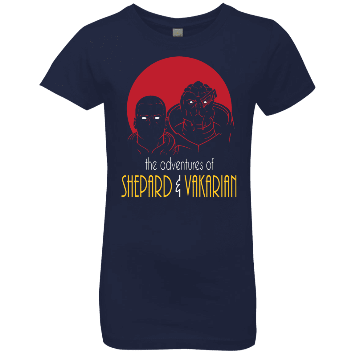 T-Shirts Midnight Navy / YXS Adventures of Broshep & Vakarian Girls Premium T-Shirt