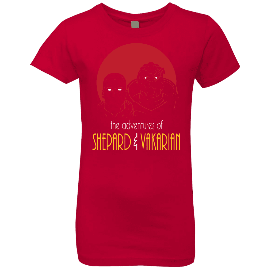 T-Shirts Red / YXS Adventures of Broshep & Vakarian Girls Premium T-Shirt