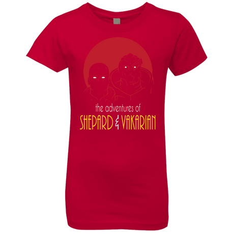 T-Shirts Red / YXS Adventures of Broshep & Vakarian Girls Premium T-Shirt